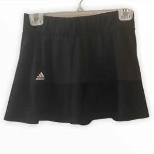 Black Adidas tennis skirt